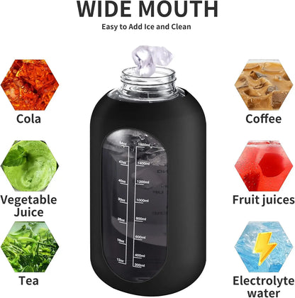 HydroMate Glass Water Bottle Pro