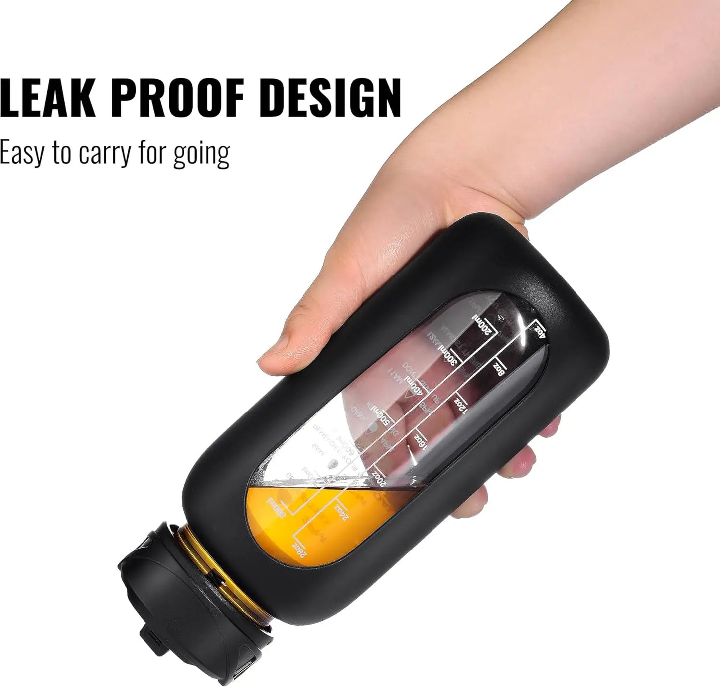HydroMate Glass Water Bottle Pro